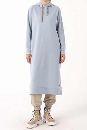 تونیک حجاب آبی زنانه پلی استر ALLDAY - کد 189506560
