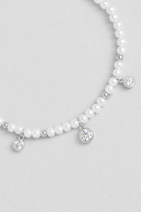 دستبند نقره سفید زنانه 925 عیار So Chic - کد 869507233