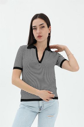 پلیور مشکی زنانه رگولار VAPUR - کد 287571223