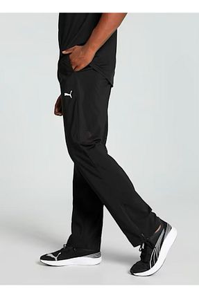 پائین تنه گرمکن اسپرت مشکی مردانه پاچه لوله تفنگی Puma - کد 869512430