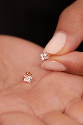 گوشواره نقره زنانه 925 عیار Elika Silver - کد 869470961