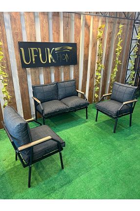 ست باغچه طوسی فلزی UFUK HOME - کد 754500380
