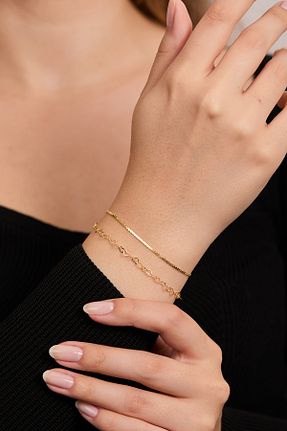 دستبند نقره زنانه 925 عیار Elika Silver - کد 869470984