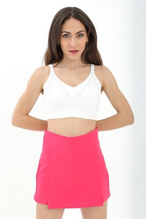 شلوارک و برمودا صورتی زنانه شلوارک دامنی TUA MODA - کد 927093372