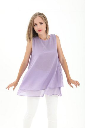بلوز بنفش زنانه یقه دوچرخه VAPUR - کد 324924896