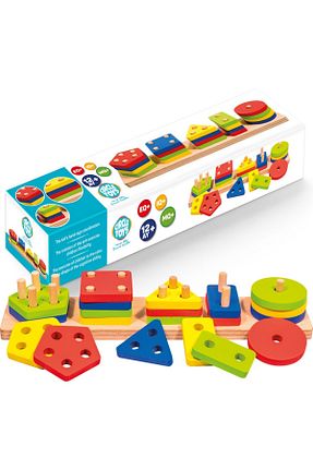 اسباب بازی چوبی رنگی 1+ Circle Toys - کد 637283315