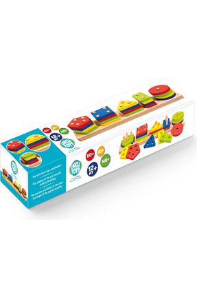 اسباب بازی چوبی رنگی 1+ Circle Toys - کد 637283315
