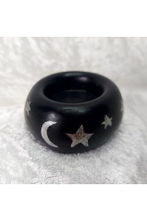 شمعدان و شمع گیر مشکی Taş Tozu Esoterra - کد 869605622