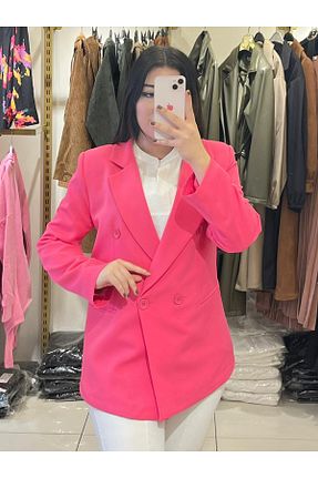 کت صورتی زنانه Blazer Sara Helını - کد 869627820