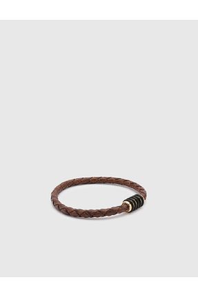 دستبند استیل (فولاد) قهوه ای مردانه استیل (فولاد) İlvi - کد 869644525