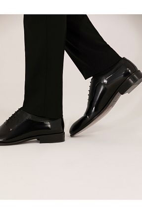کفش کلاسیک مشکی مردانه چرم خالص Pierre Cardin - کد 869640373
