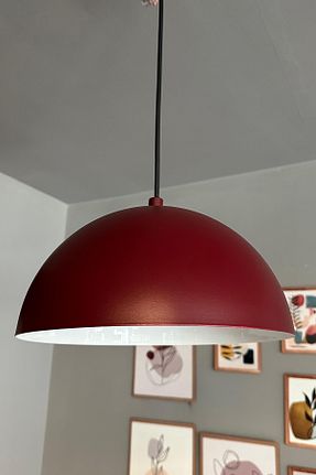 لوستر زرشکی فلزی Bamyum - کد 869636302