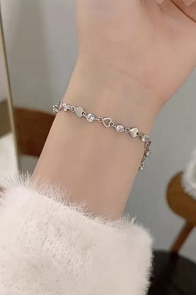 دستبند جواهر زنانه زیرکن bao - کد 869406135