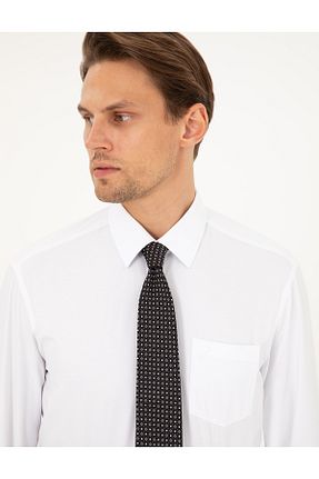 پیراهن سفید مردانه رگولار Pierre Cardin - کد 869657312