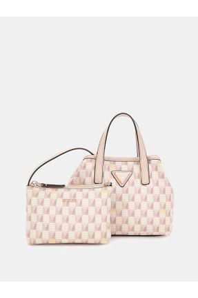 کیف دوشی صورتی زنانه چرم مصنوعی Guess - کد 841653184