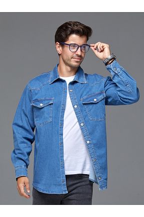 پیراهن متالیک مردانه گشاد muzzo jeans - کد 868938808