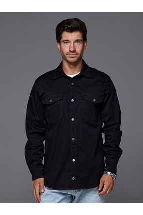 پیراهن مشکی مردانه اورسایز muzzo jeans - کد 868935444