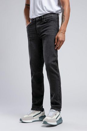 شلوار جین طوسی مردانه پاچه لوله تفنگی Lee Cooper - کد 869663633