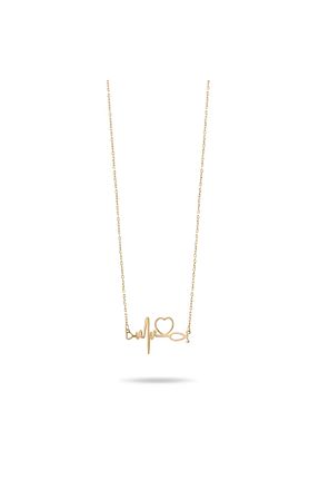 گردنبند طلا زرد زنانه 8 عیار YCL JEWELLERY - کد 839407802