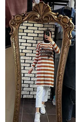 تونیک حجاب رنگی زنانه بافت Mintaş - کد 871520824