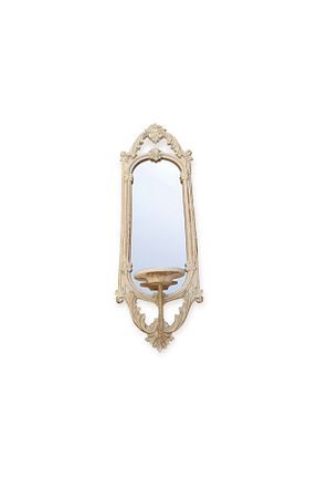 شمعدان و شمع گیر بژ پلی استر Peramari - کد 864939180