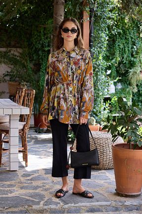 پیراهن طوسی زنانه رگولار BE BLUE - کد 856299316
