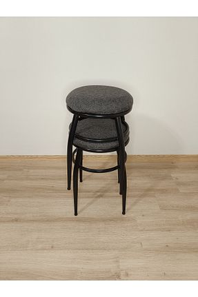 چهارپایه مشکی EVKO MOBİLYA - کد 664372127