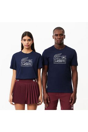 تیشرت سرمه ای زنانه رگولار Lacoste - کد 837968445