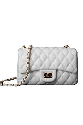 کیف پستچی سفید زنانه چرم مصنوعی Nas Bag - کد 827674330