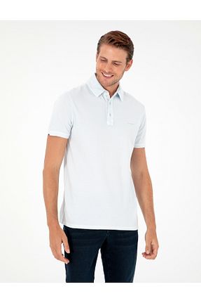 پولوشرت آبی مردانه %100 پنبه Pierre Cardin - کد 869699780