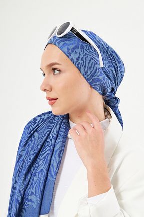 شال سرمه ای زنانه Scarf - کد 869709206