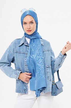شال سرمه ای زنانه Scarf - کد 869709308