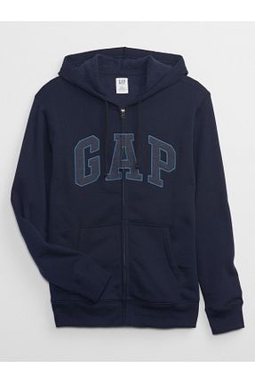 سوئیشرت سرمه ای مردانه چاپی GAP - کد 338662410