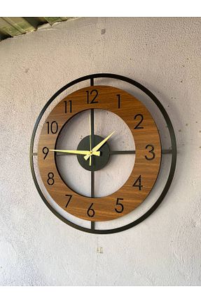 ساعت دیواری مشکی 50 * 50 AA Shop - کد 794707650