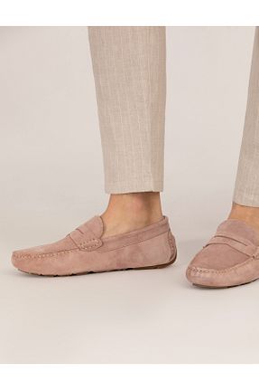 کفش لوفر صورتی مردانه پاشنه کوتاه (1 - 4 سانتی متر) Pierre Cardin - کد 834879341