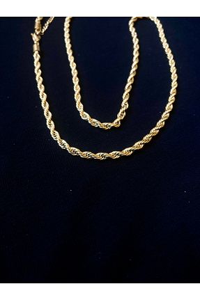 گردنبند استیل ( فولاد ) طلائی زنانه استیل (فولاد) Aleda - کد 869731788