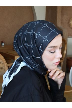 روسری مشکی پنبه ای Modakaşmir - کد 869748835