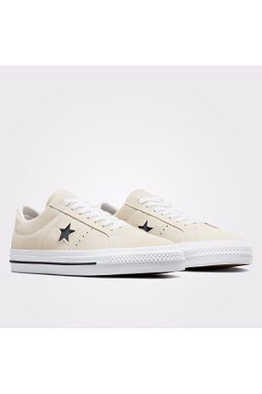 کفش اسنیکر بژ زنانه بند دار Converse - کد 869759106