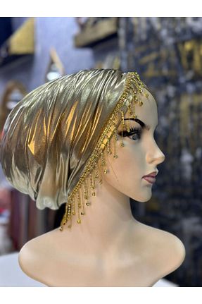 کلاه شنای حجاب طلائی زنانه zagreus - کد 869771936