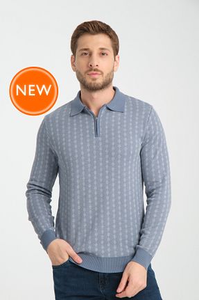 پلیور آبی مردانه Jakarlı GW - کد 869767170