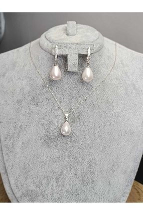 ست مروارید 2 تایی Silver - کد 869784612