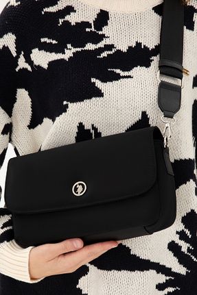 کیف دوشی مشکی زنانه U.S. Polo Assn. - کد 869802749