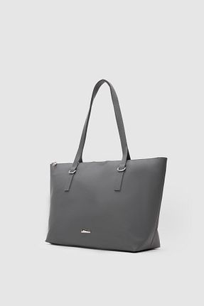 کیف دوشی طوسی زنانه ساتن Shule Bags - کد 780616436