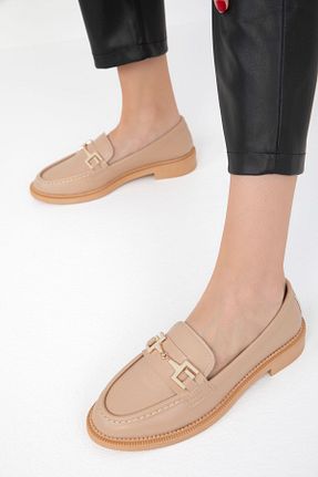 کفش لوفر بژ زنانه چرم مصنوعی SOHO - کد 857866974