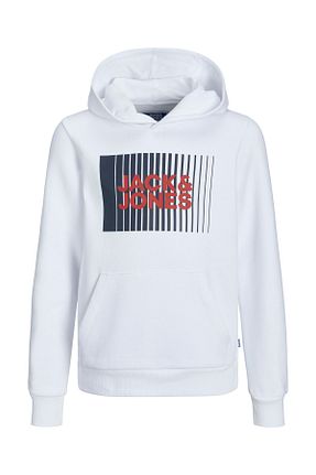 سوئیشرت سفید مردانه چاپی Jack & Jones - کد 756776879