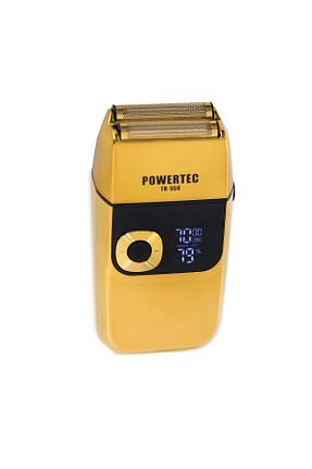 ماشین اصلاح صورت طلائی Şarjlı Powertec - کد 738559925