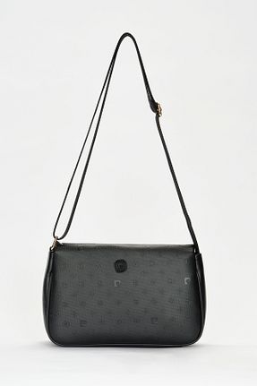 کیف دوشی مشکی زنانه چرم مصنوعی Pierre Cardin - کد 218165760