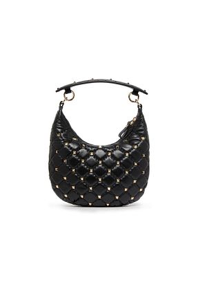 کیف پستچی مشکی زنانه چرم خالص Valentino - کد 868433942