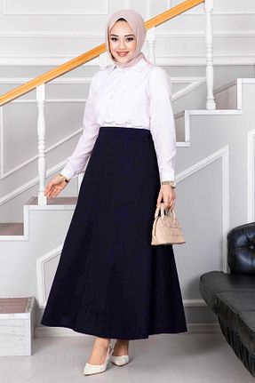 ست بالاتنه و پائین تنه حجاب سرمه ای زنانه Çan EBRUTESETTÜR - کد 868451924
