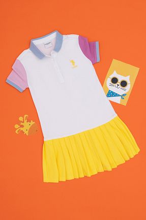 لباس زرد بچه گانه بافتنی U.S. Polo Assn. - کد 845436709